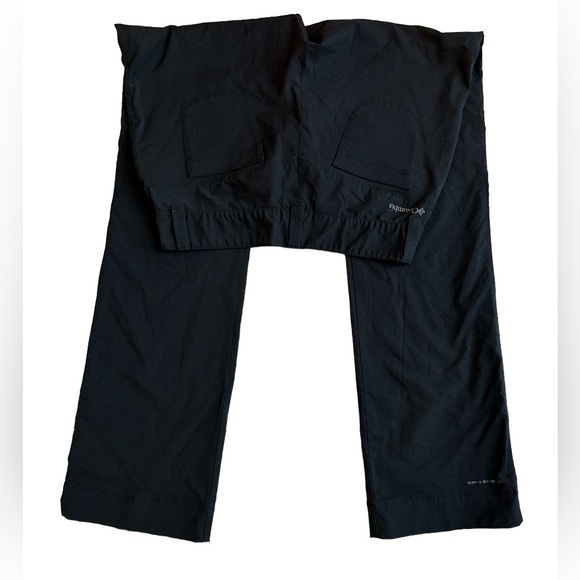 COLUMBIA hiking/ trail stretch pants , color black, with OmniShield size 4 - Picture 5 of 6